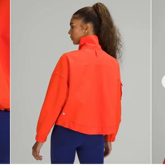 NWT Lululemon Cinched Hem Jacket Autumn Red Size
XS/S Anorak Cropped Windbreaker - Picture 7 of 13